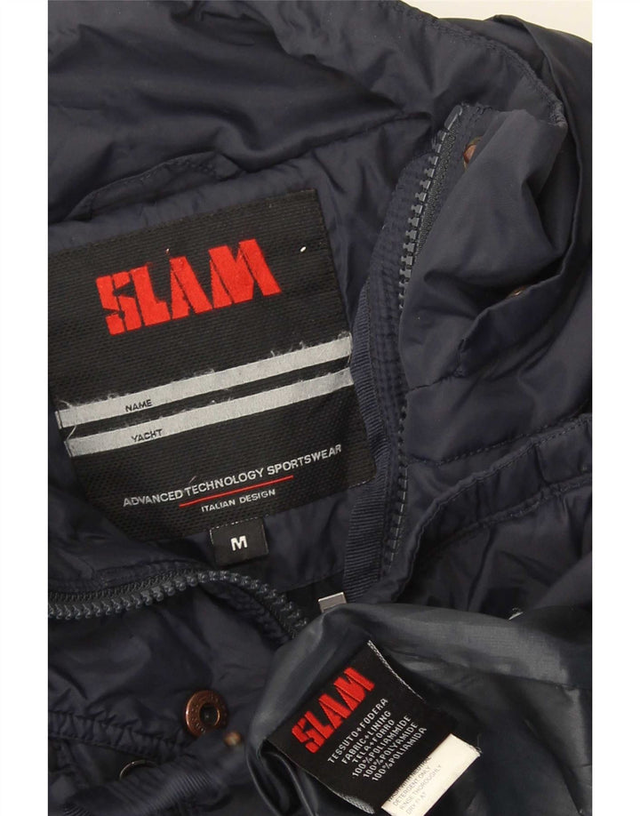 Slam γυναικείο μπουφάν με επένδυση UK 14 Medium Navy Blue Polyamide