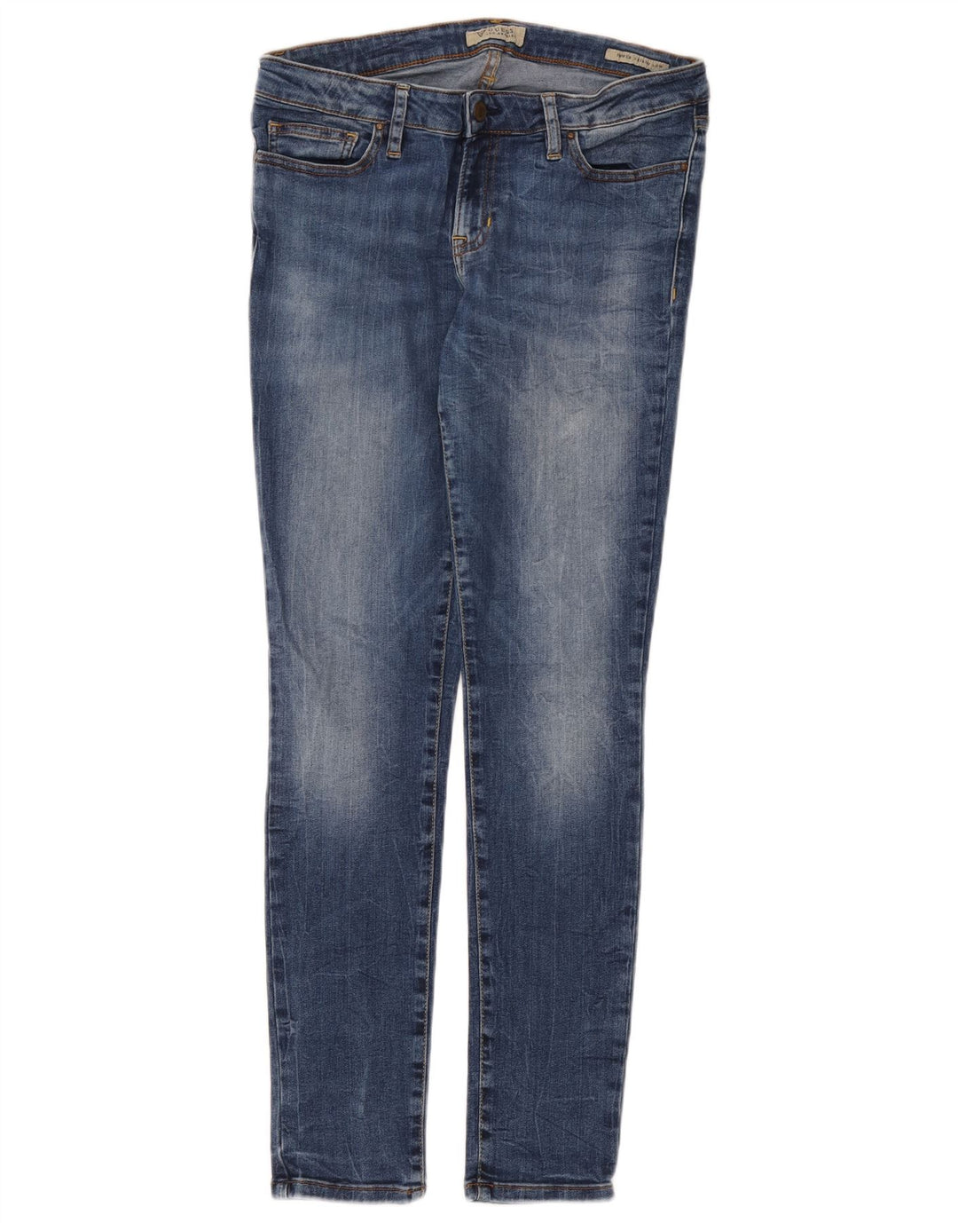 GUESS Γυναικείο Skinny Jeans W31 L30 Μπλε βαμβακερό