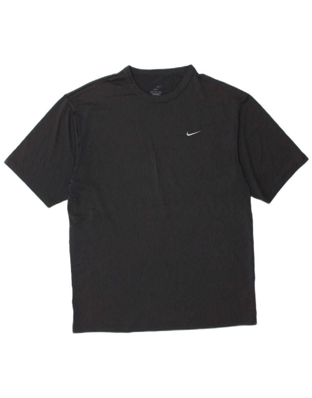 Ανδρικό T-Shirt Nike Dri Fit Top από μεσαίο μαύρο πολυεστέρα