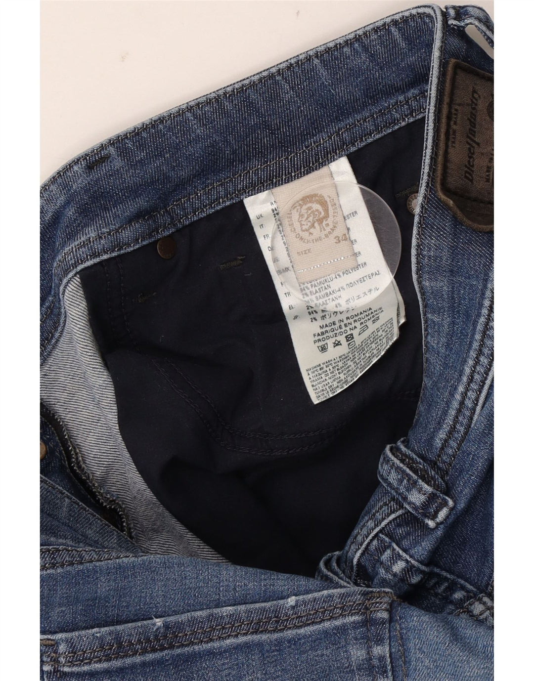 Diesel Ανδρικό Τζιν Thanaz Slim W34 L30 Μπλε βαμβακερό