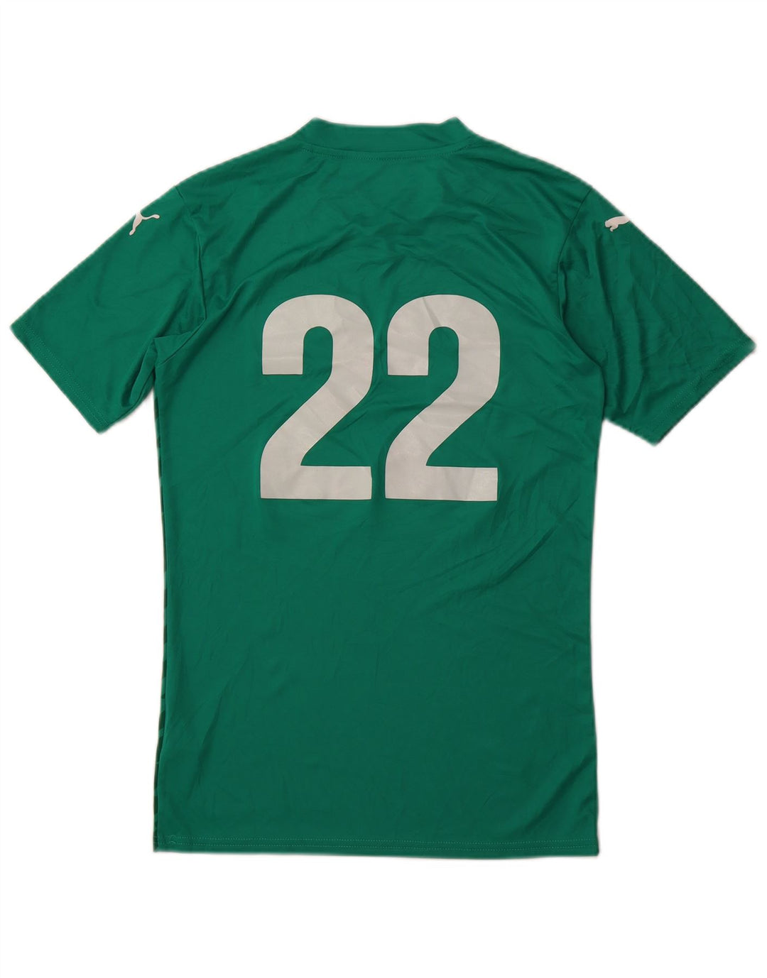 Ανδρικό γραφικό μπλουζάκι PUMA τοπ Μικρό πράσινο γεωμετρικό πολυεστέρα