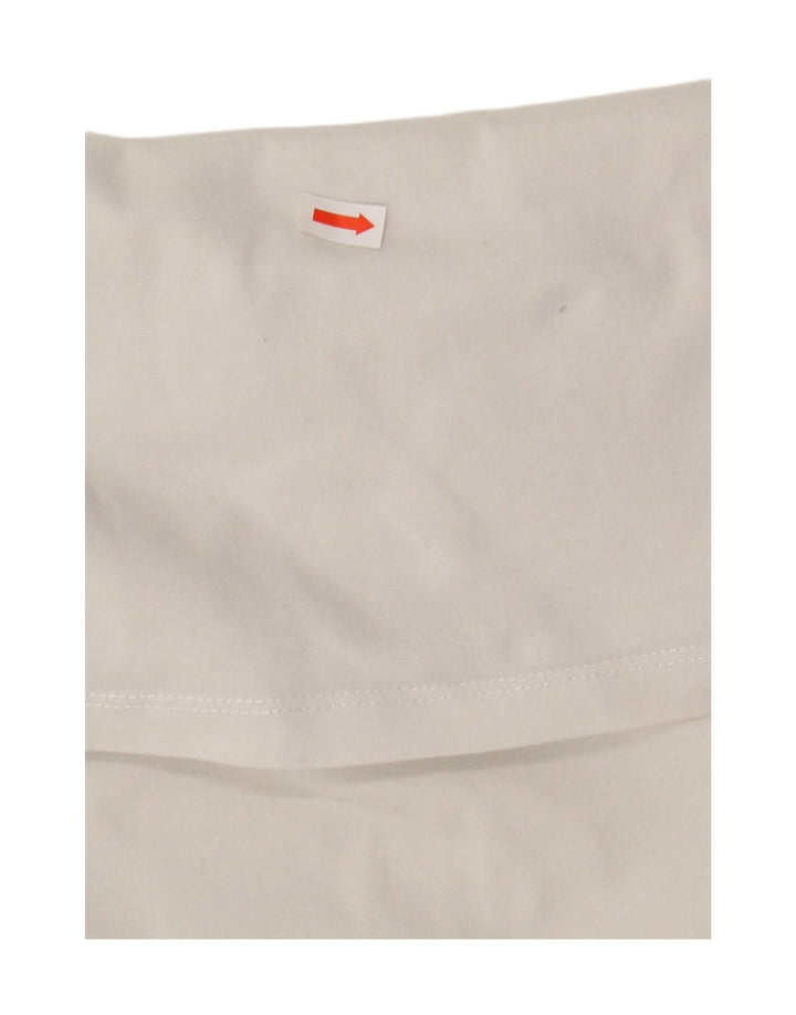 Ellesse Γυναικείο T-Shirt Top UK 10 Small White Βαμβακερό