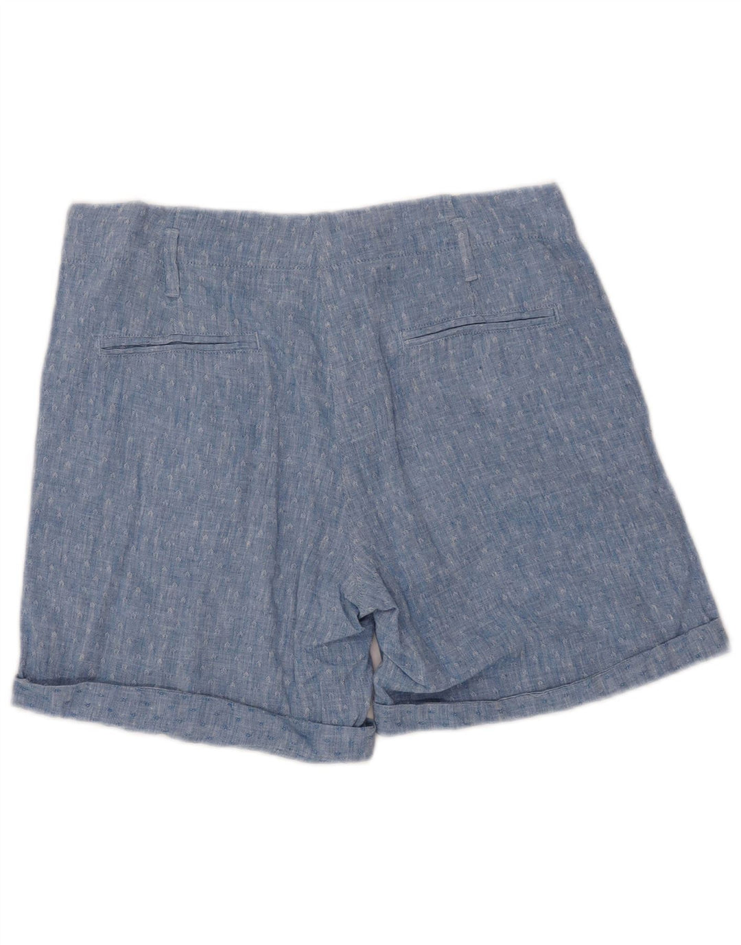 Marks & Spencer Γυναικείο σορτς Chino UK 12 Medium W32 Μπλε γεωμετρικό