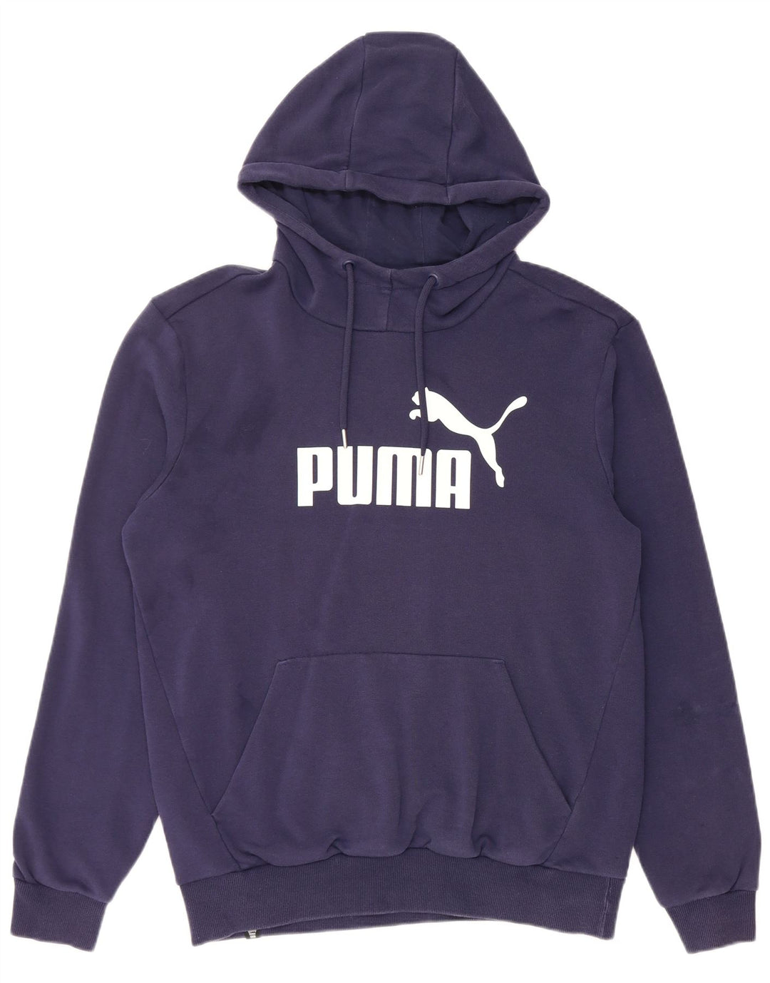 Ανδρικό γραφικό κουκούλα PUMA, μεσαίο μπλε βαμβακερό