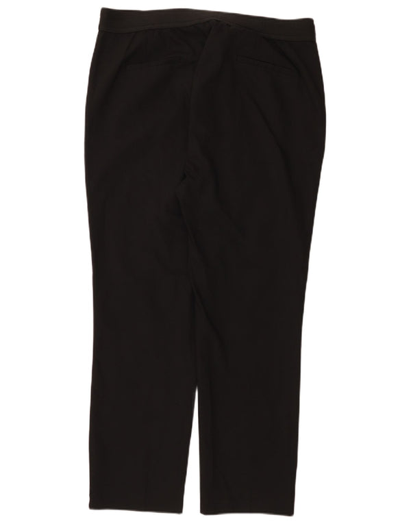 Zara Γυναικείο ίσιο παντελόνι Chino 2XL W34 L27 Μαύρο βαμβακερό
