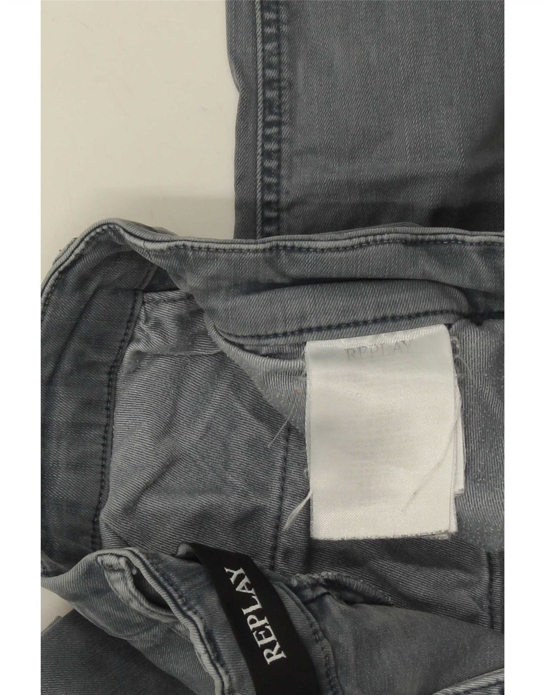 Replay Ανδρικό Slim Jeans W34 L32 Γκρι βαμβακερό