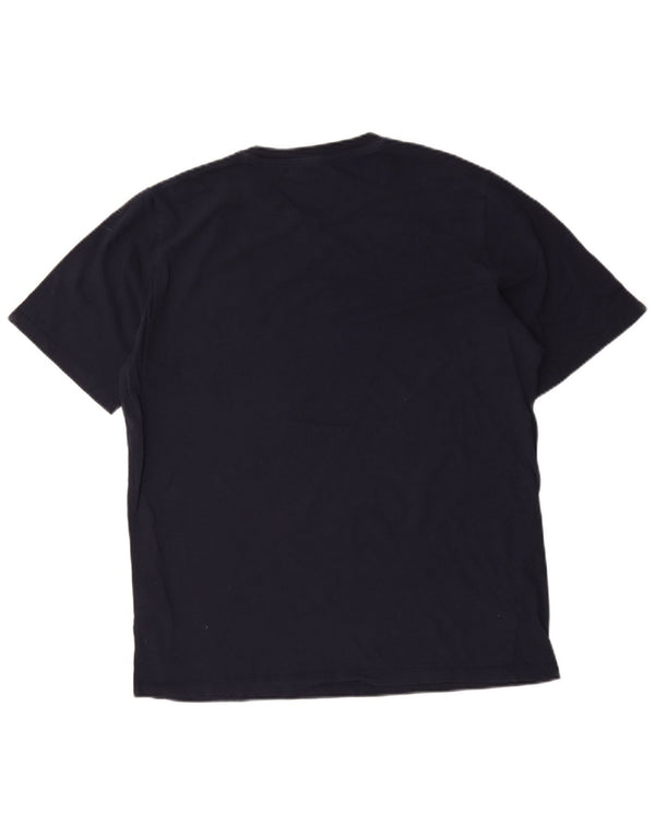 Jack & Jones Ανδρικό γραφικό T-Shirt Top XL Navy Blue Cotton