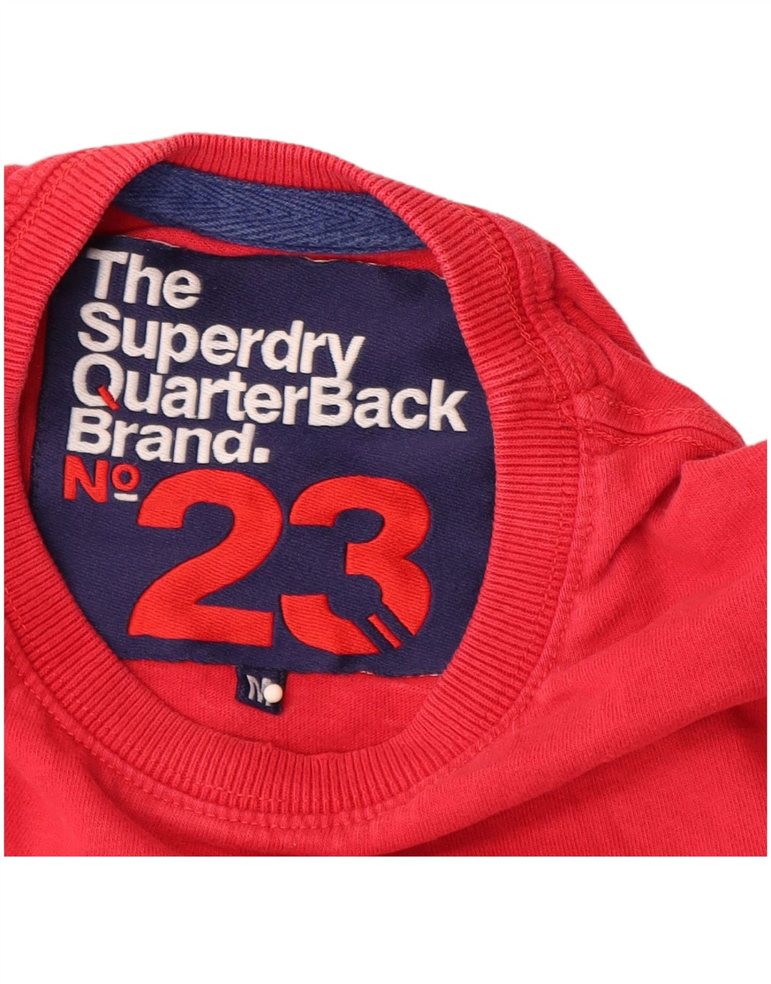 Ανδρικό γραφικό μπλουζάκι SUPERDRY Τοπ μεσαίο κόκκινο βαμβακερό