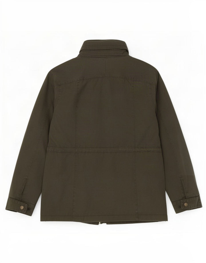 Fat Face Γυναικείο κερωμένο βαμβακερό μπουφάν UK 14 Medium Khaki