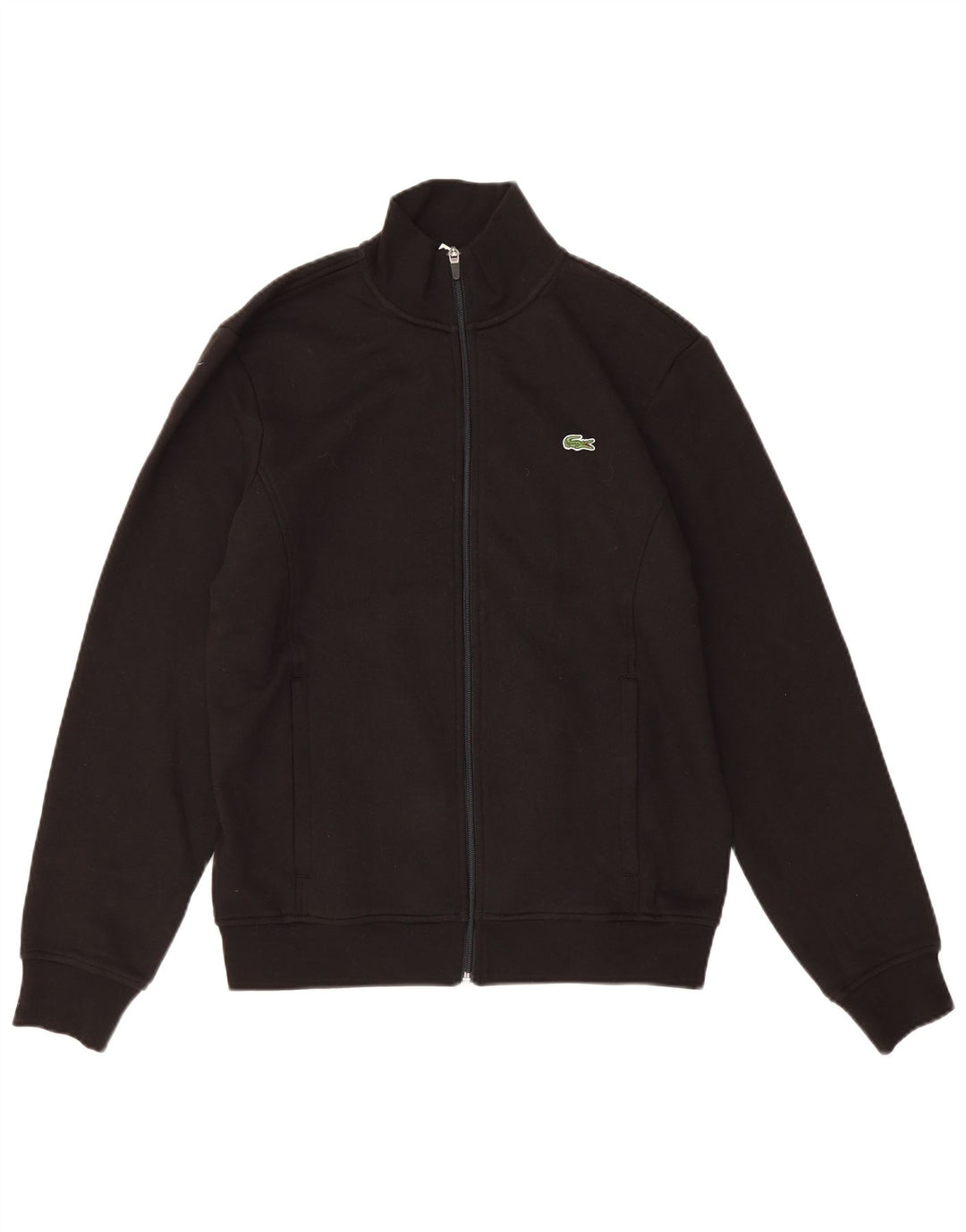 Lacoste Ανδρική φόρμα αθλητικής φόρμας Lacoste Top Jacket Μέγεθος 4 Μεσαίο μαύρο βαμβακερό