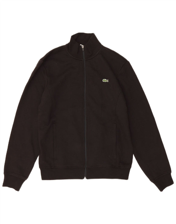 Lacoste Ανδρική φόρμα αθλητικής φόρμας Lacoste Top Jacket Μέγεθος 4 Μεσαίο μαύρο βαμβακερό