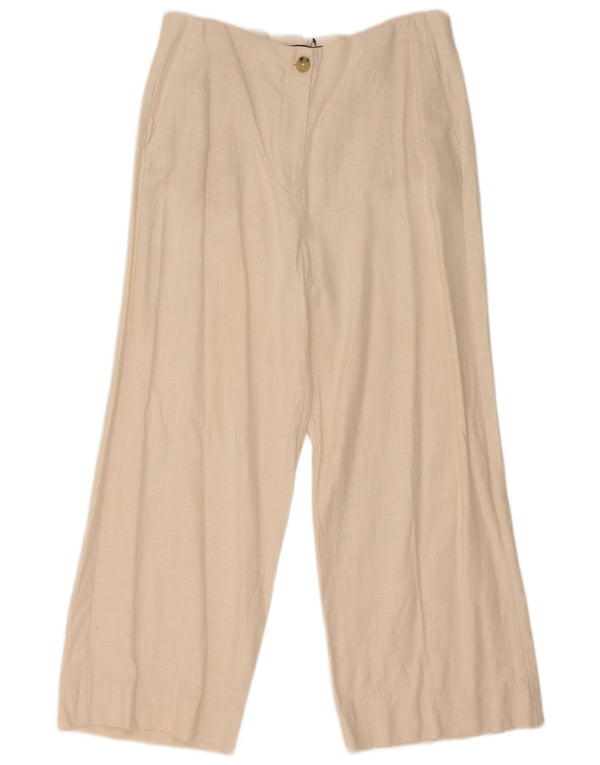 Marks & Spencer Γυναικείο ψηλόμεσο παντελόνι Chino UK 14 Large W34 L27 Off Wh