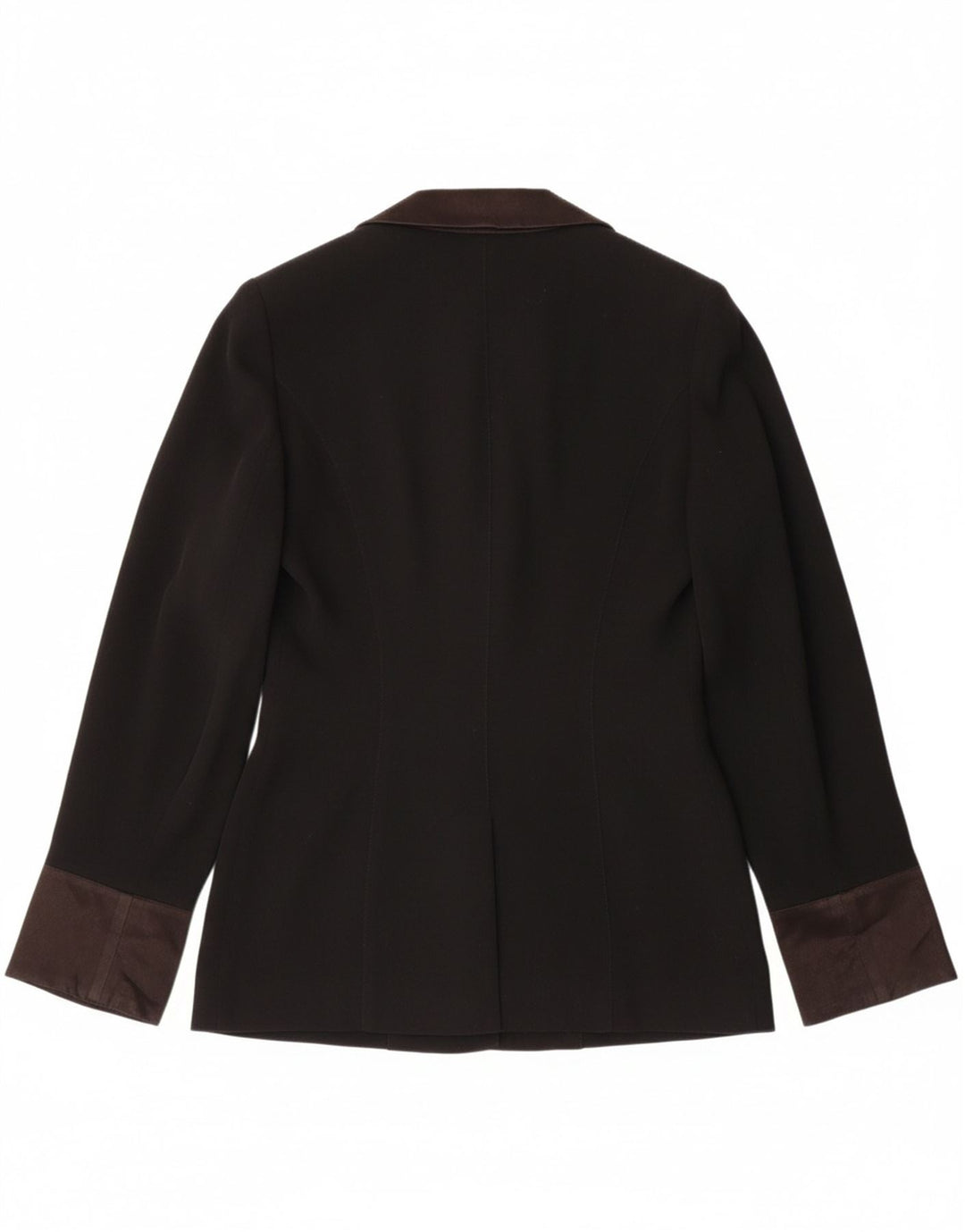 MYRENE DE PREMONVILLE Womens Blazer Jacket UK 14 Medium Black Colourblock Vintage Myrene De Premonville and Second-Hand Myrene De Premonville from Messina Hembry 