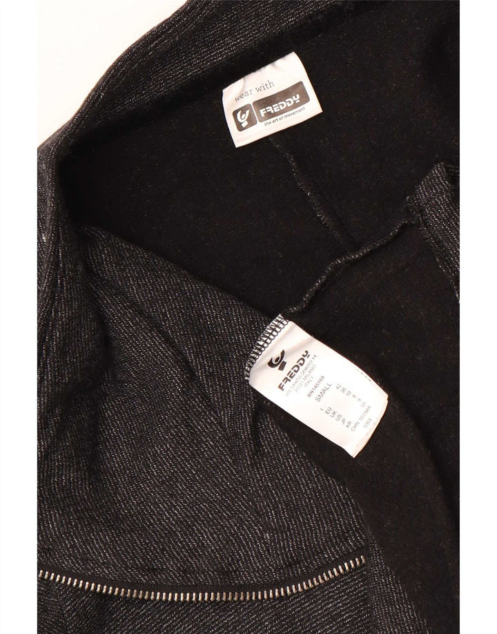 Freddy γυναικεία υπερμεγέθη αθλητική φόρμα Top Jacket UK 10 Small Grey Cotton