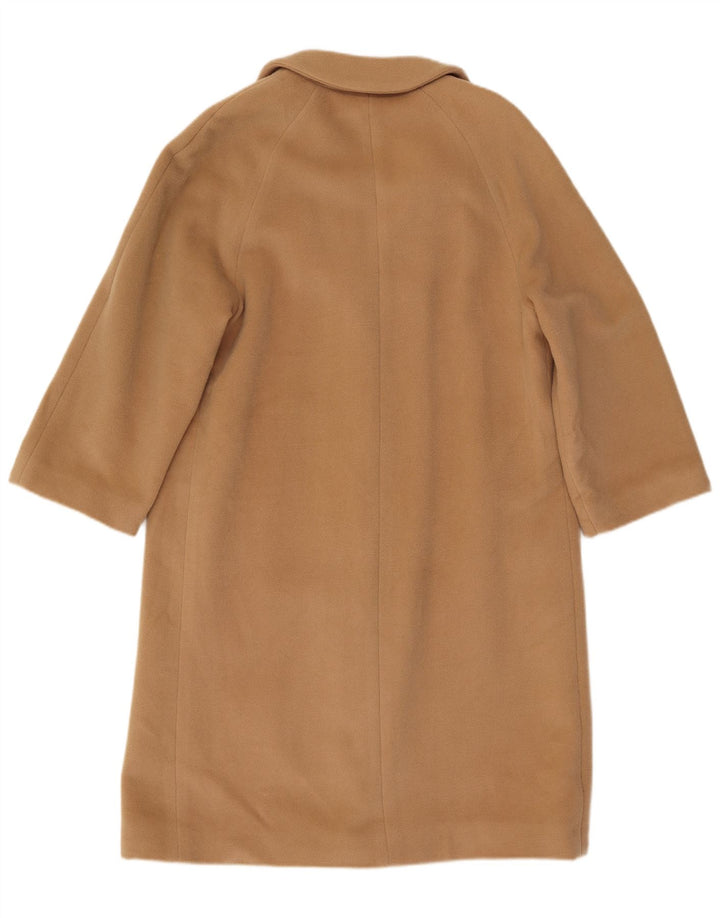 Vintage Γυναικείο Oversized Πανωφόρι IT 40 Small Beige Wool