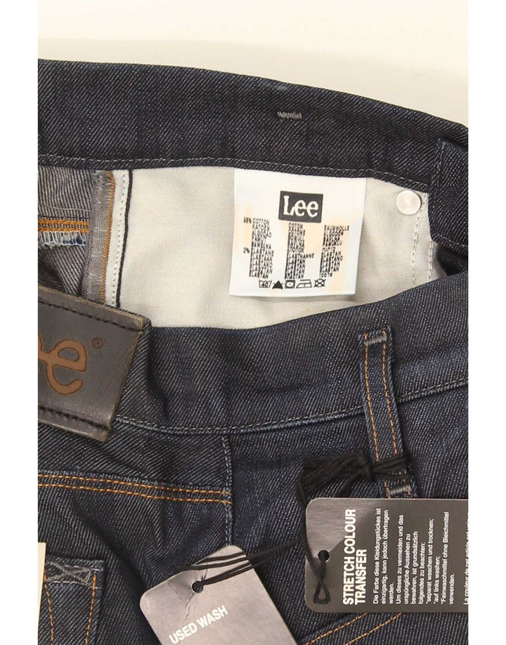 Lee Womens Lynn Slim Jeans W26 L33 Navy Blue Cotton