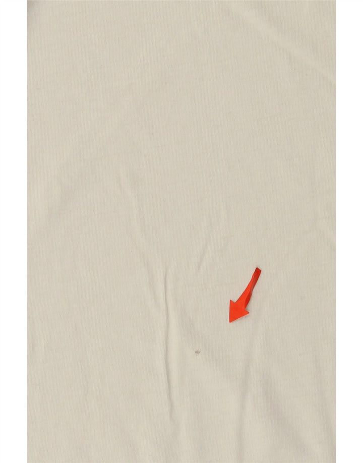 Ανδρικό γραφικό T-Shirt Kappa Top Small White