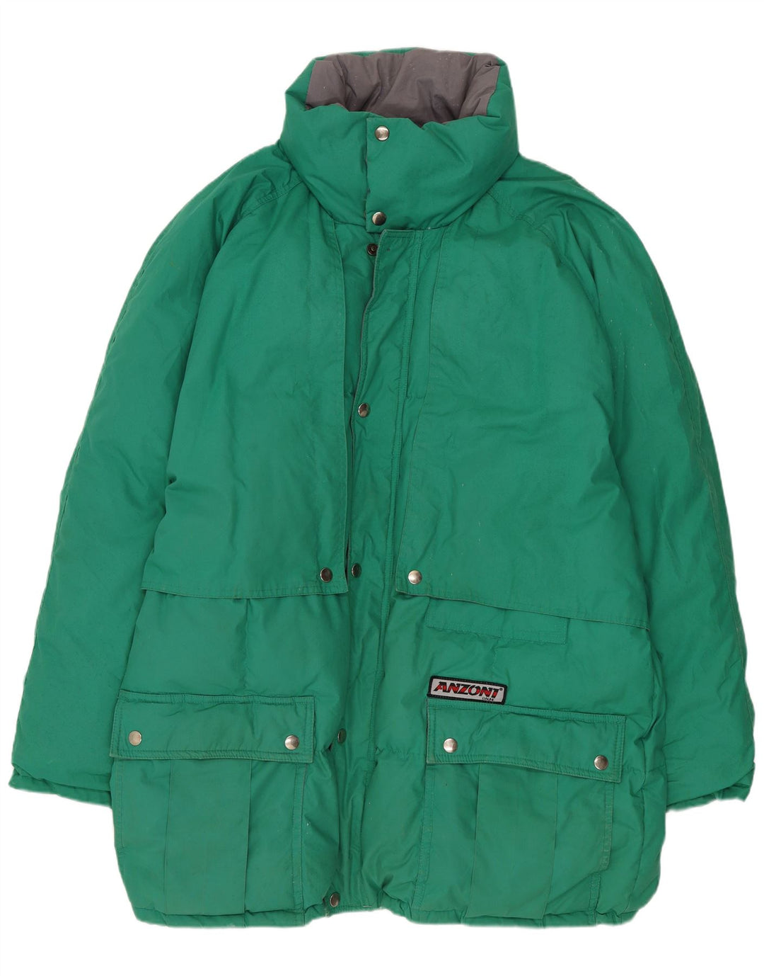 Ανδρικό μπουφάν Anzoni Loose Fit padded UK 38 Medium Green Polyester
