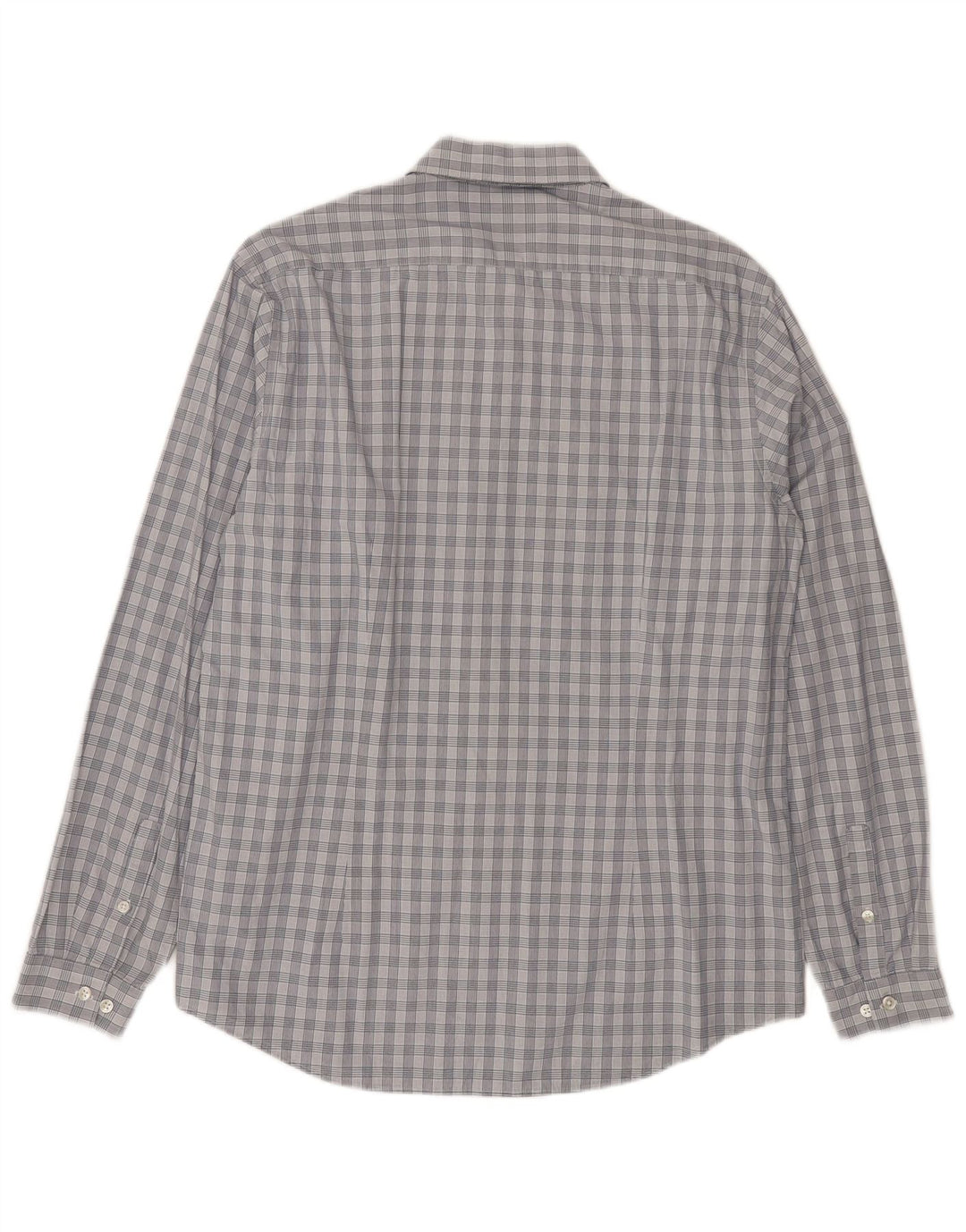 Ανδρικό πουκάμισο CALVIN KLEIN Νούμερο 41 16 Large Grey Check Cotton