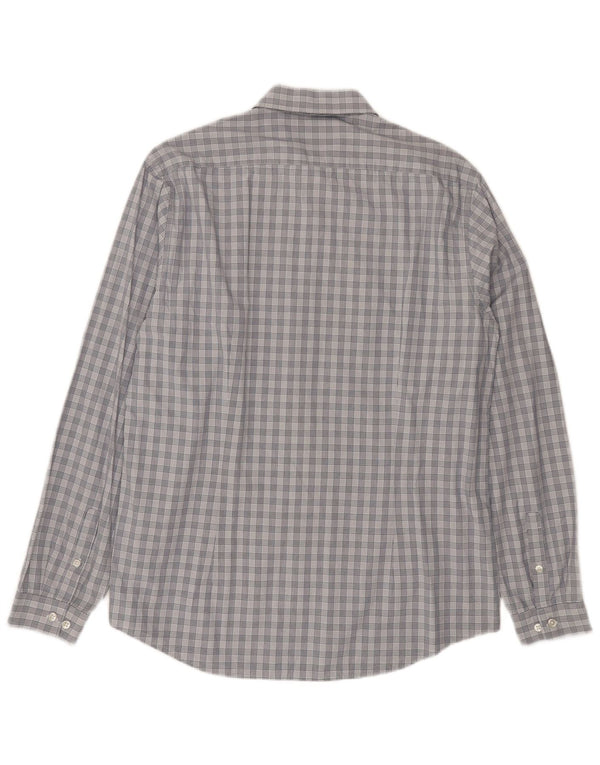 Ανδρικό πουκάμισο CALVIN KLEIN Νούμερο 41 16 Large Grey Check Cotton