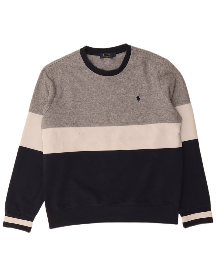 Polo Ralph Lauren Ανδρική φούτερ Jumper Μεγάλο Γκρι Χρώμα Πολυεστέρας