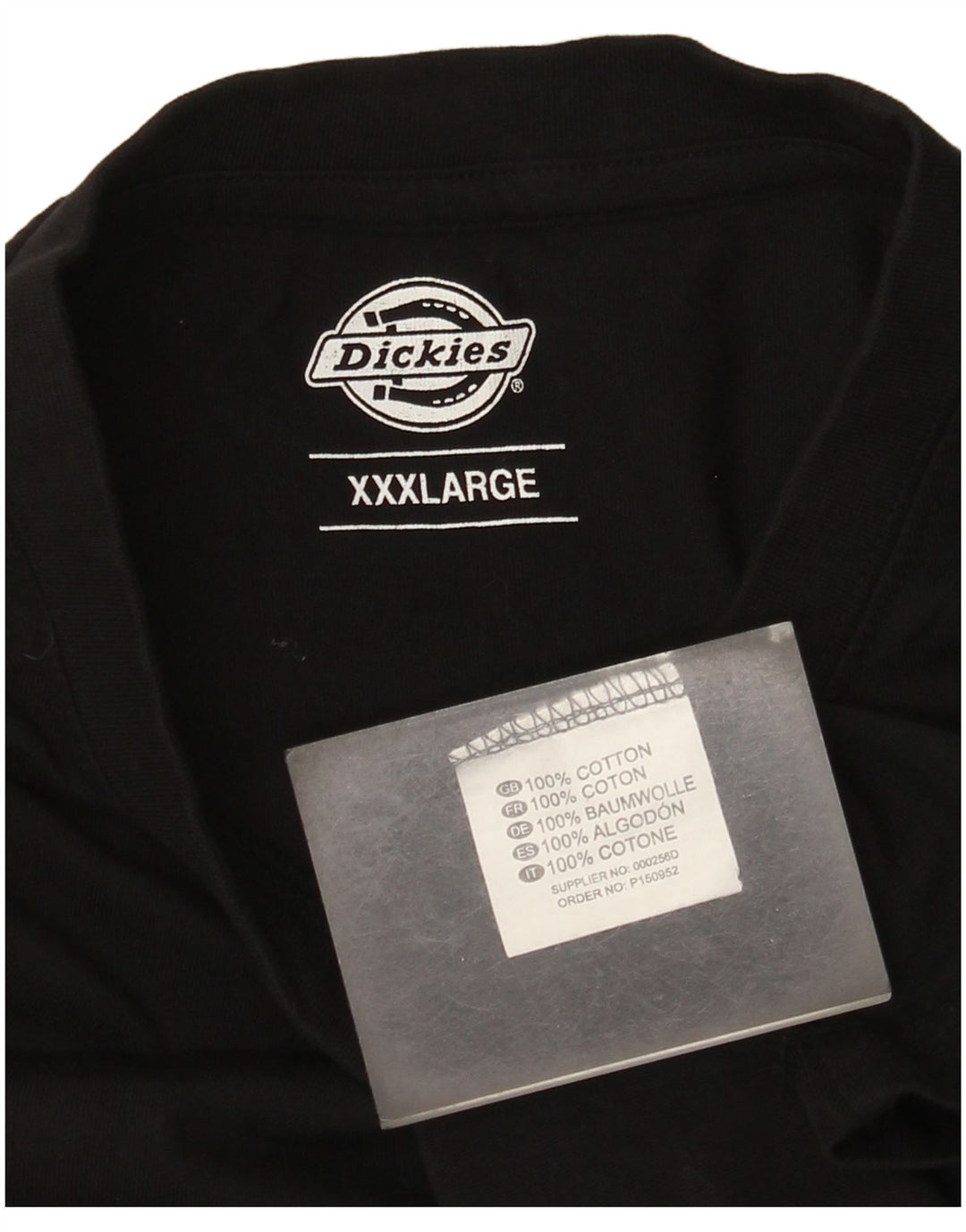 Ανδρικό T-Shirt Dickies Top 3XL Μαύρο βαμβακερό