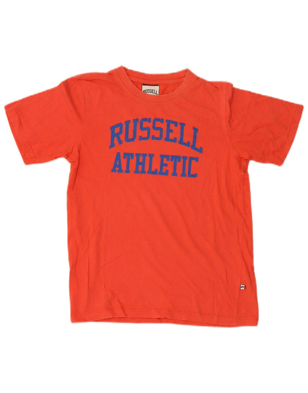 Russell Athletic Boys Graphic T-Shirt Top 13-14 ετών κόκκινο βαμβακερό