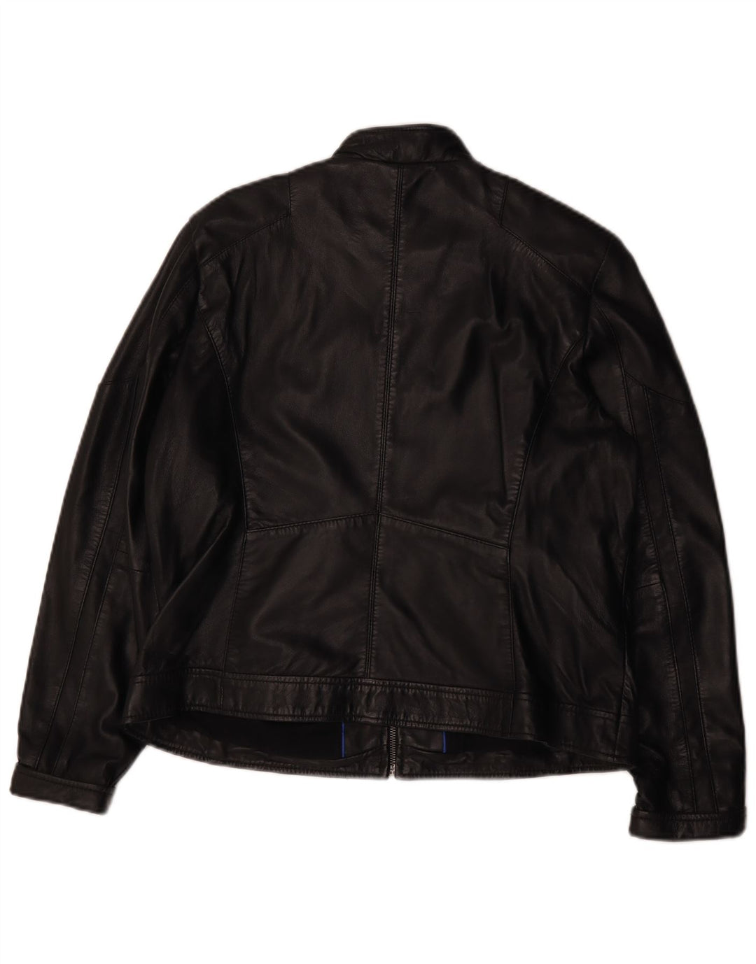 Vintage Γυναικείο Δερμάτινο Μπουφάν IT 44 Medium Black Leather