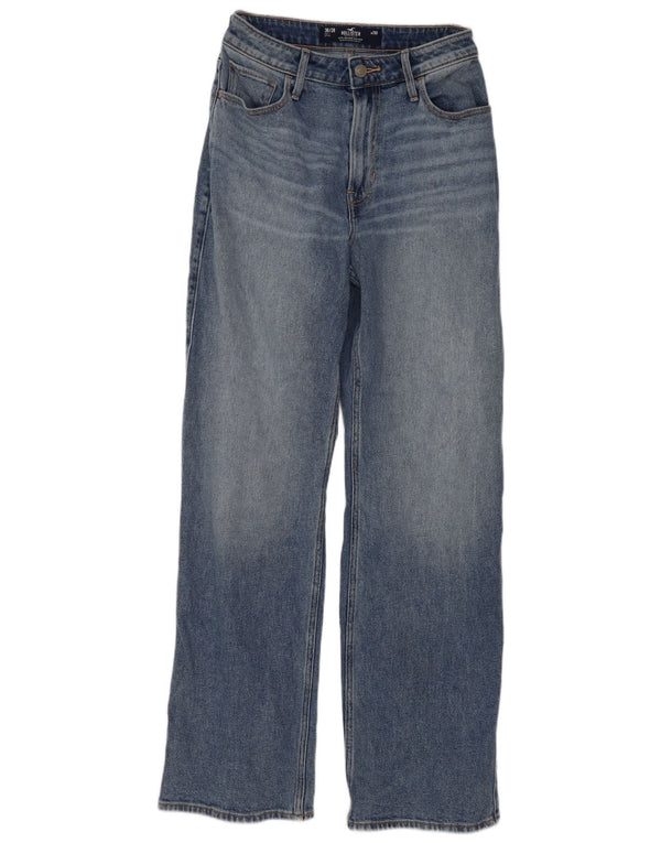 Hollister Γυναικεία Vintage Εφαρμογή Ψηλόμεσο ίσιο τζιν US 2 XS W26 L30 Μπλε