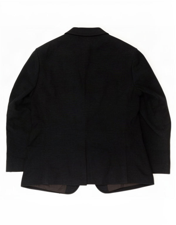 Marks & Spencer Ανδρικό σακάκι Blazer 2 κουμπιών UK 46 XL μαύρο βαμβακερό