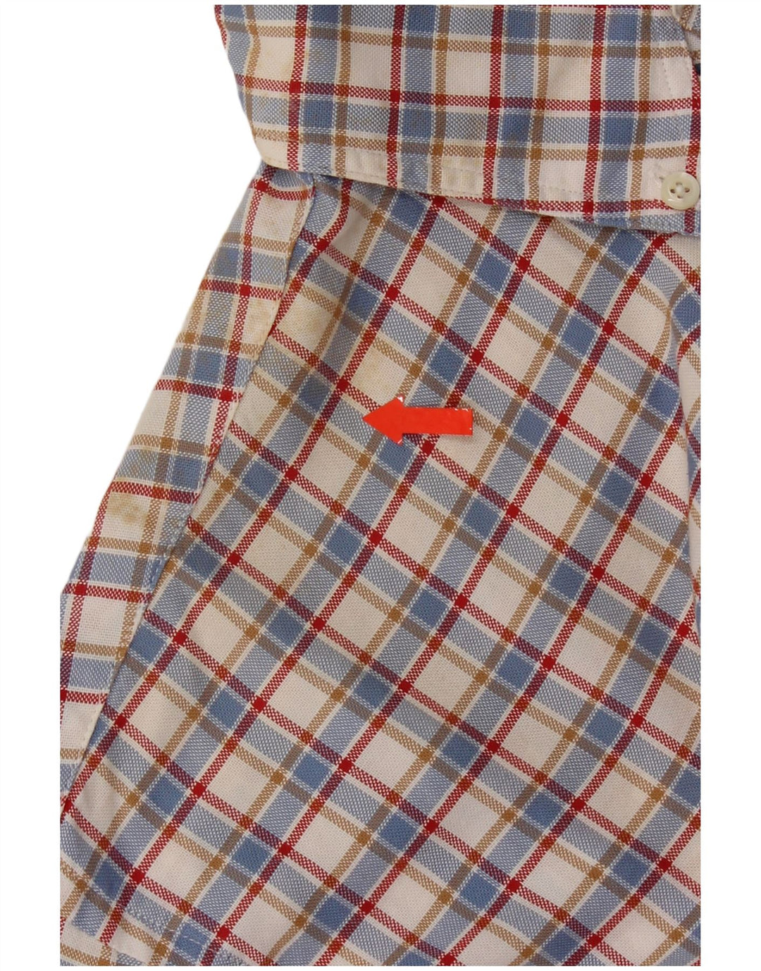 B.D. Ανδρικό φανελένιο πουκάμισο Baggies XL Blue Check Cotton
