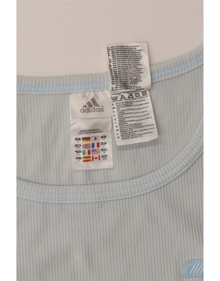Adidas Γυναικείο Γιλέκο Τοπ UK 14 Medium Blue Nylon