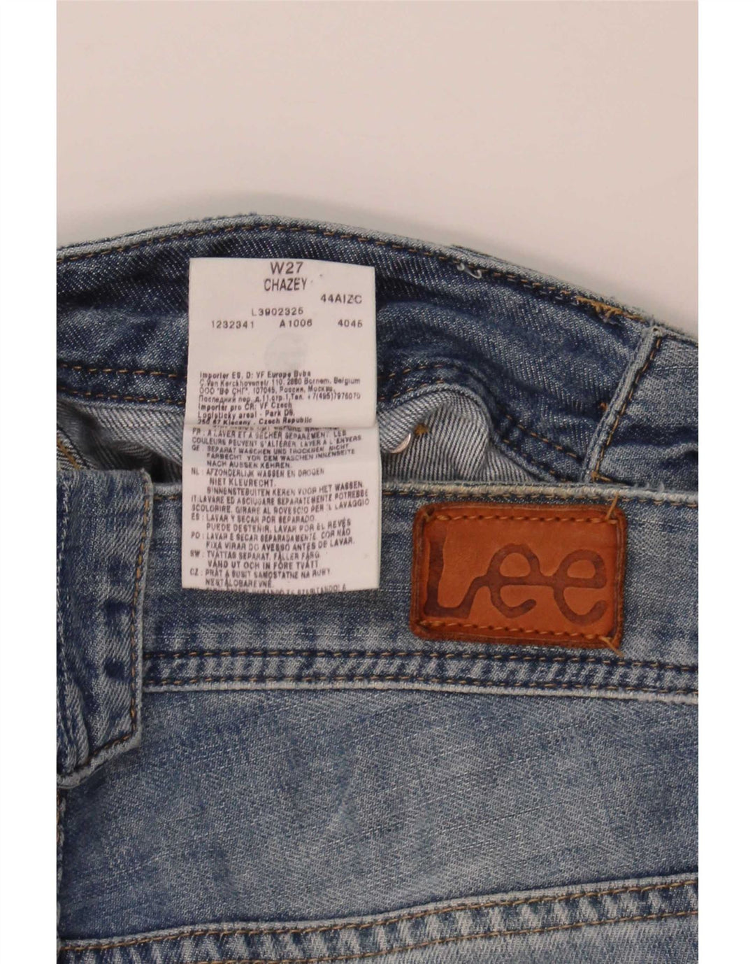 Τζιν σορτς Lee Womens Chazey Cargo W27 Μικρό μπλε βαμβακερό