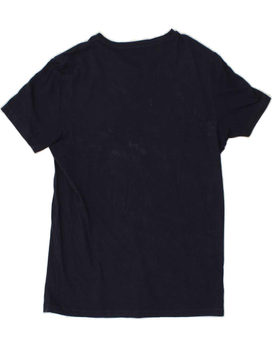 JACK & JONES Mens Graphic T-Shirt Top Medium Navy Blue Cotton Vintage Jack & Jones and Second-Hand Jack & Jones from Messina Hembry 