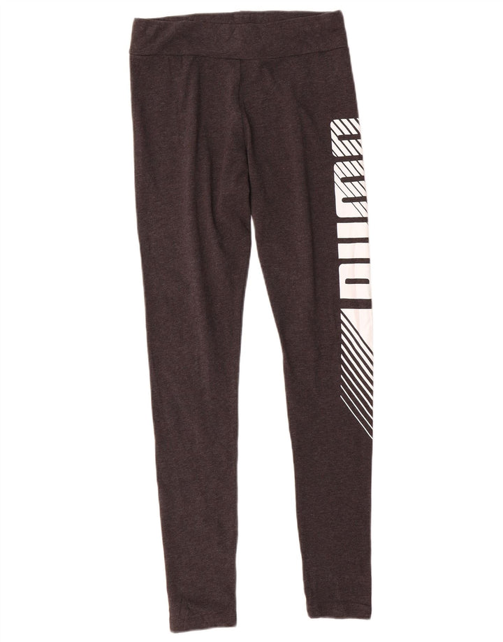 Γυναικεία γραφικά κολάν Puma UK 10 Small Grey Cotton