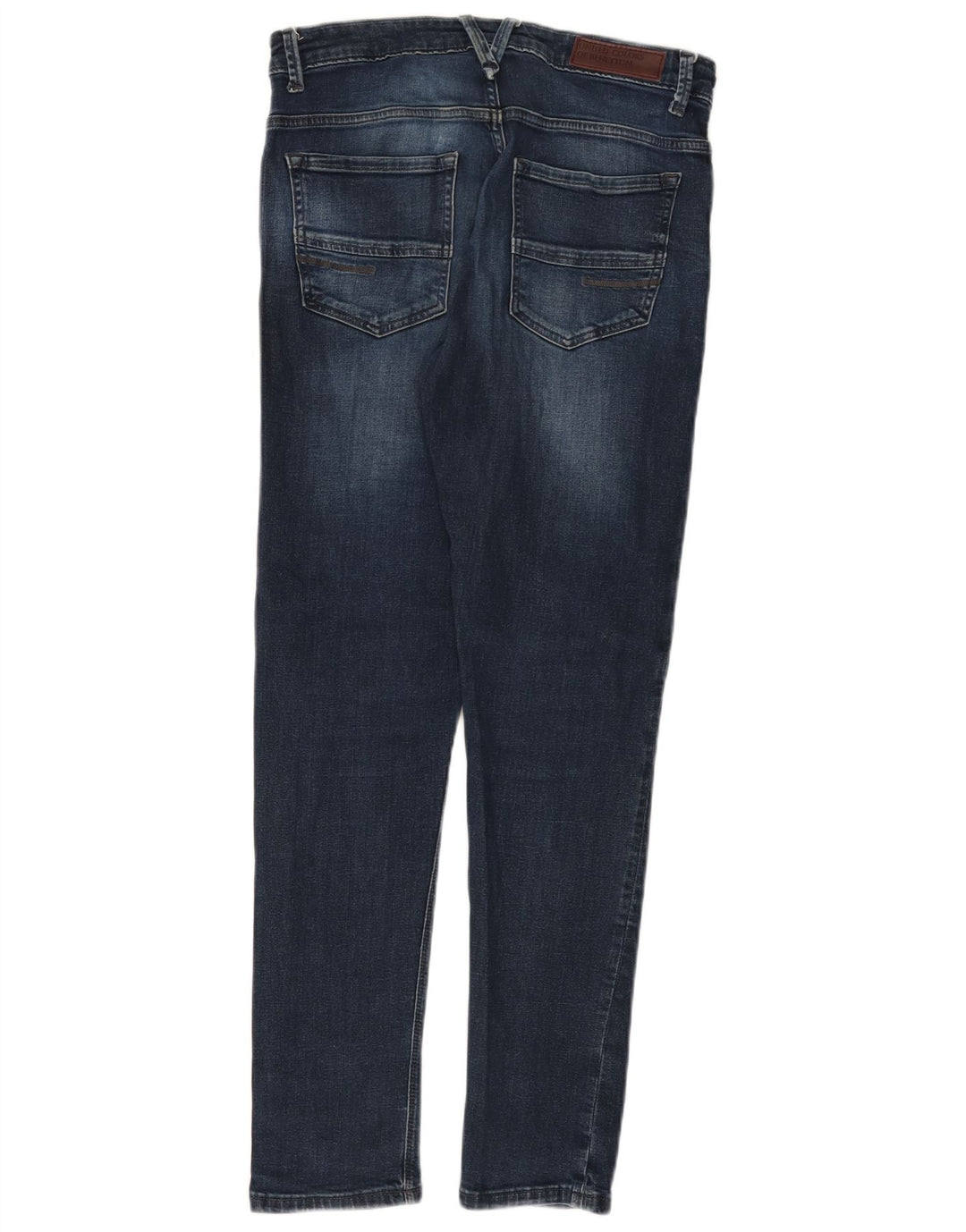 BENETTON Γυναικείο Slim Tapered Jeans W30 L30 Blue Cotton
