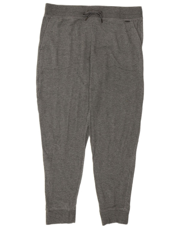 EDDIE BAUER Γυναικεία αθλητική φόρμα παντελόνι Joggers UK 16 Large Grey Modal