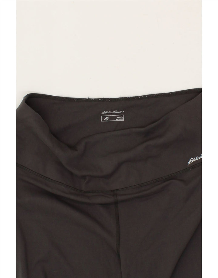 EDDIE BAUER Womens Leggings UK 16 Large  Grey Nylon Vintage Eddie Bauer and Second-Hand Eddie Bauer from Messina Hembry 