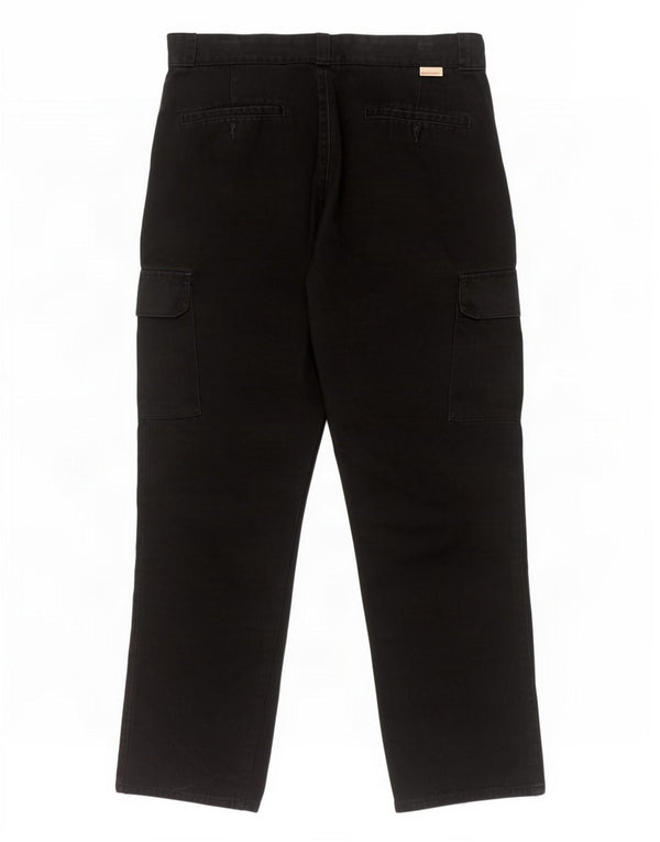 Lee Mens 712 Straight Cargo Παντελόνι W36 L34 Μαύρο Βαμβακερό