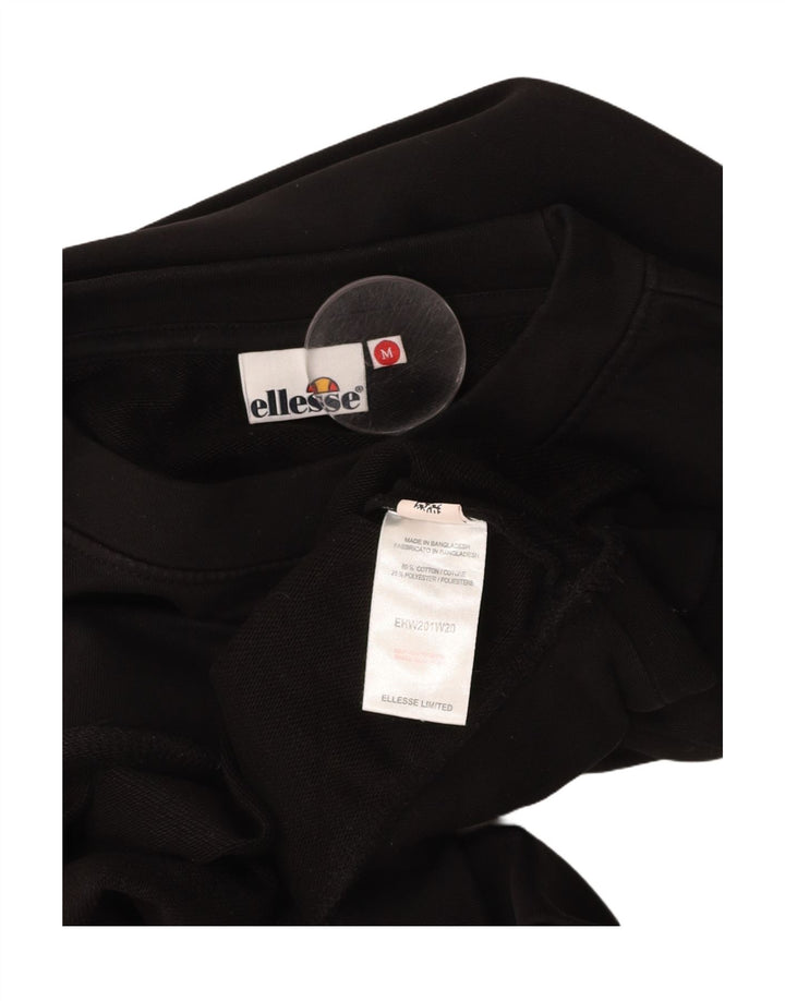 ELLESSE Γυναικείο γραφικό φούτερ με γραφικό μεγάλο μέγεθος, Jumper UK 14 Medium Black