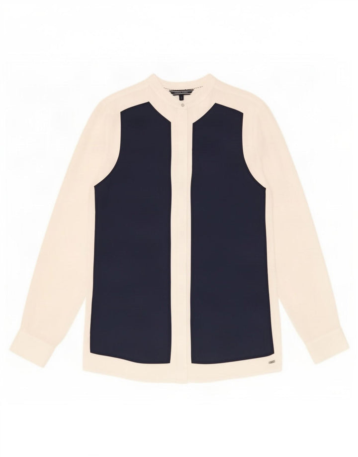 Γυναικείο πουκάμισο Tommy Hilfiger Μπλούζα US 6 Medium White Colourblock