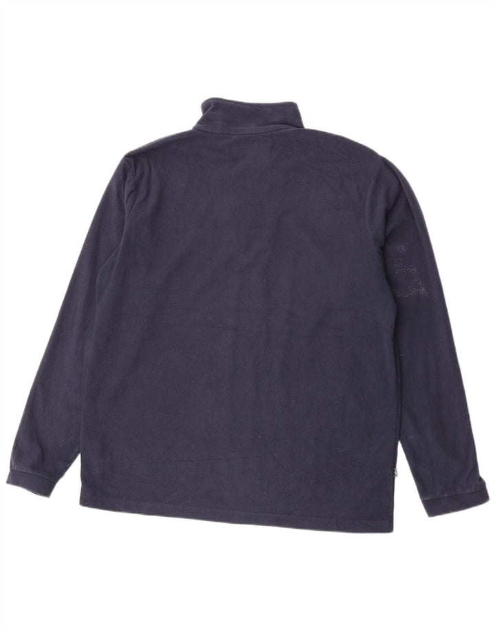 Mountain Warehouse Ανδρικό φερμουάρ Fleece Jumper Large Navy Blue Polyester