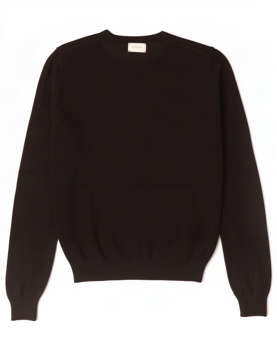 Ανδρικό πουλόβερ Zara Crew Neck Jumper Μικρή μαύρη βισκόζη