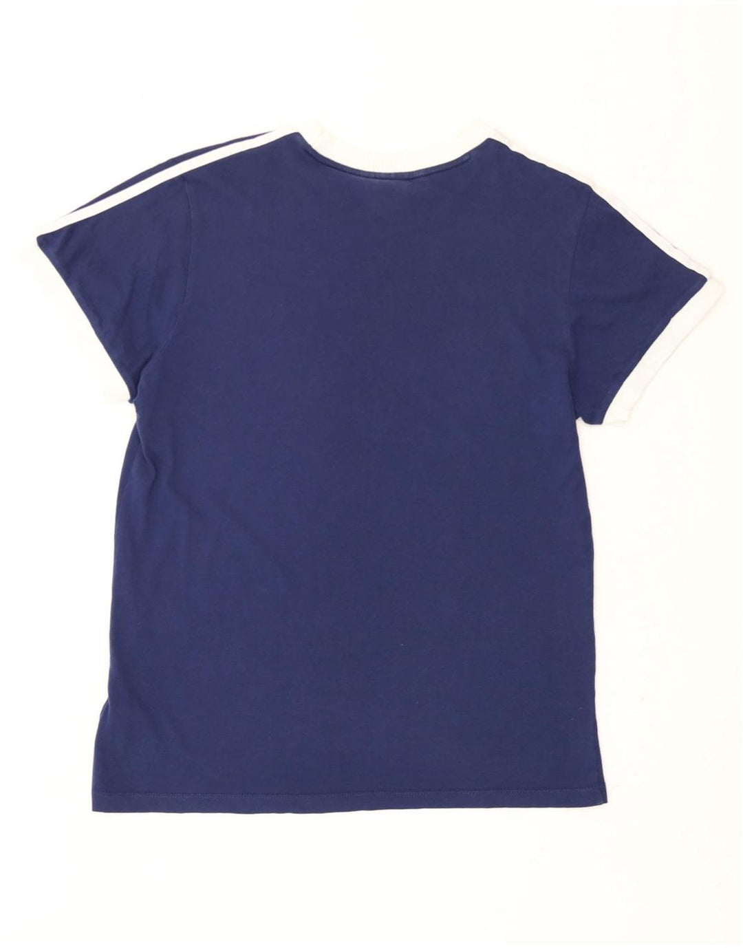 Adidas Γυναικείο T-Shirt Top UK 14 Medium Navy Blue
