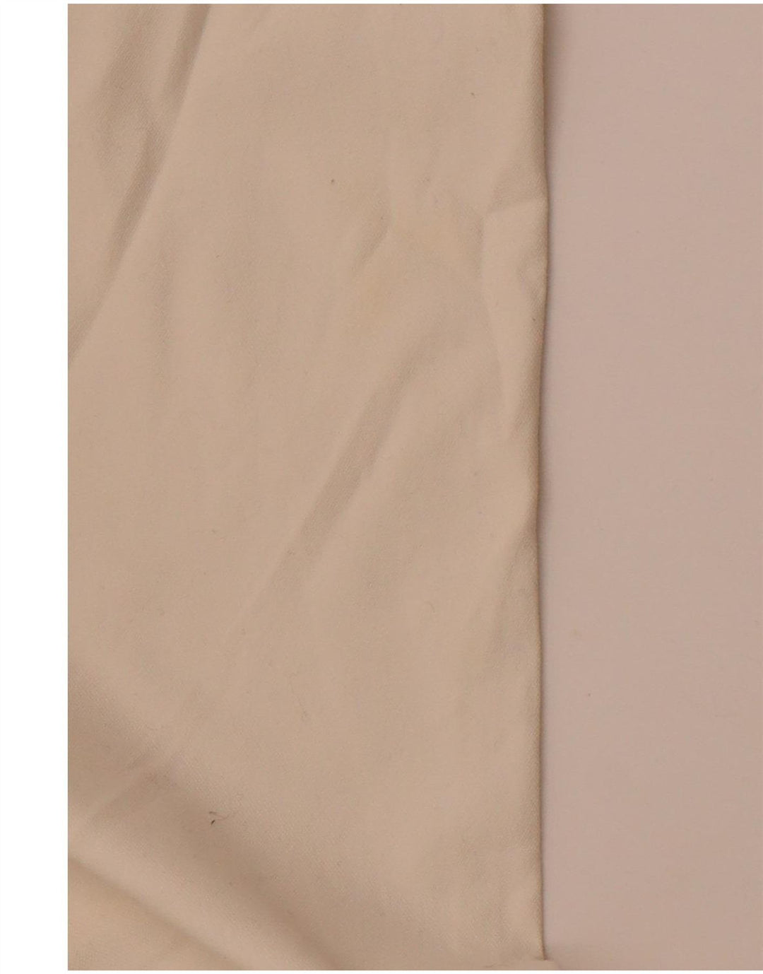 BENETTON Γυναικείο ίσιο παντελόνι Chino UK 10 Small W28 L28 Λευκό βαμβακερό