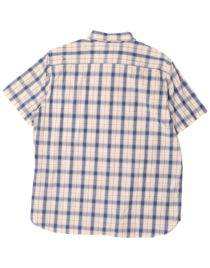 Ανδρικό κοντομάνικο πουκάμισο Levi's XL Blue Check Cotton