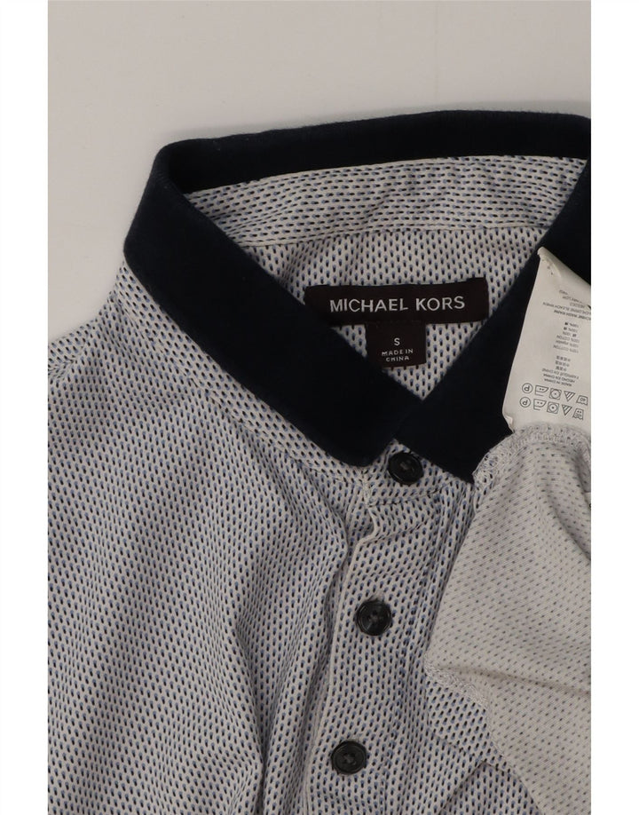 Ανδρικό μπλουζάκι πόλο Michael Kors, Βαμβακερό με μπλε στίγματα