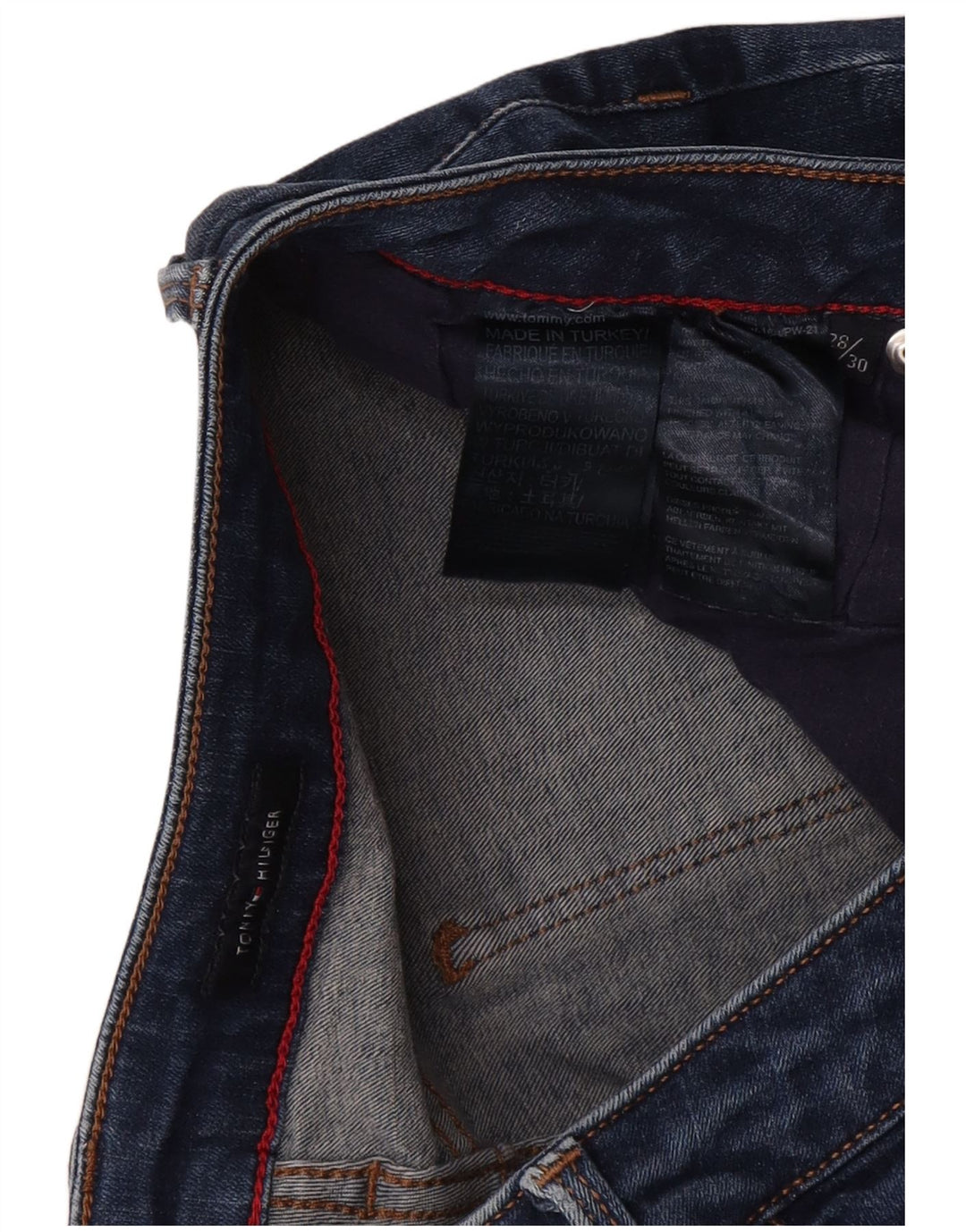 Tommy Hilfiger Γυναικεία Skinny Jeans W28 L30 Navy Blue Polyester