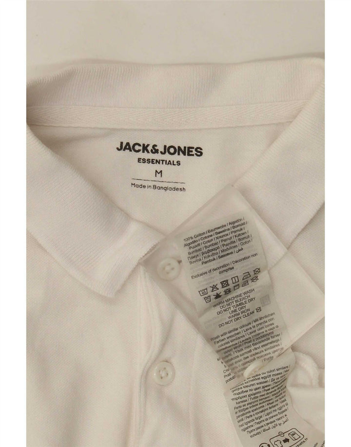 Jack & Jones Ανδρικό πουκάμισο πόλο με κανονική εφαρμογή, μεσαίο λευκό βαμβακερό