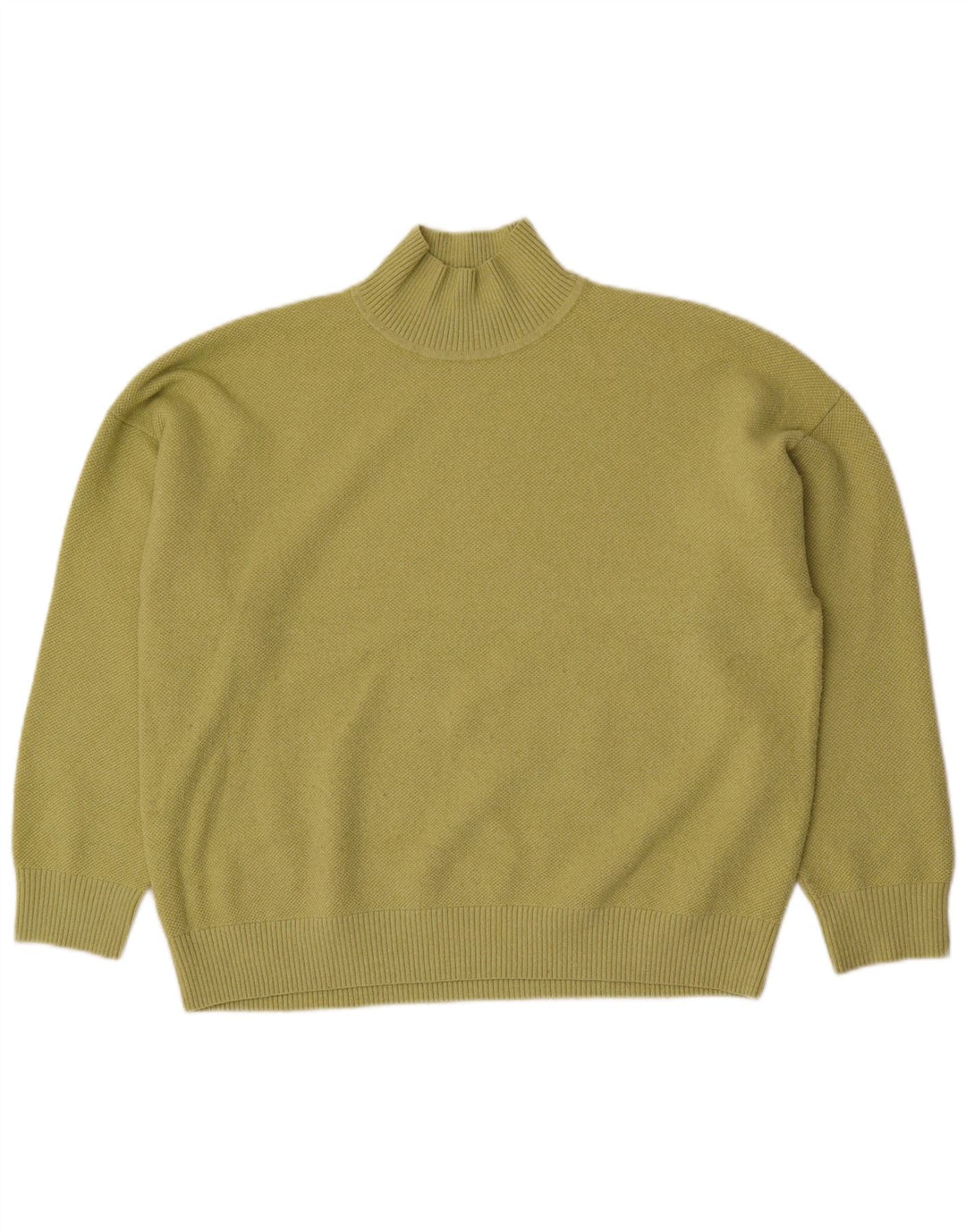 Marks & Spencer Γυναικείο πουλόβερ με λαιμό χελώνα UK 16 Large Green